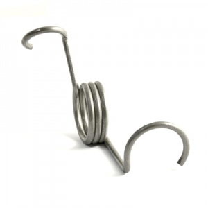 Gas pedal retainer spring