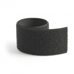Klettband schwarz 50mm Ösen-/Flauschseite aufnähbar