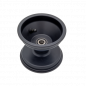 Preview: Black front rim f. stub axle20/17mm with bearing