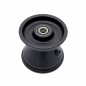 Preview: Black front rim f. stub axle20/17mm with bearing