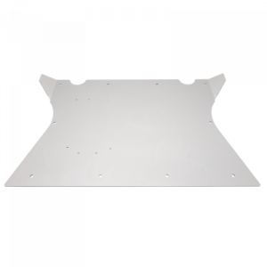 Trittblech Mitte Hinterteil Twinstructor eloxiert