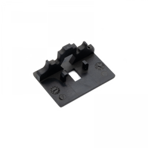 Locking part plug DIN160 black