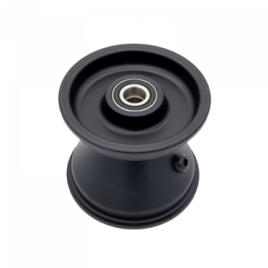 Preview: Black front rim f. stub axle20/17mm with bearing