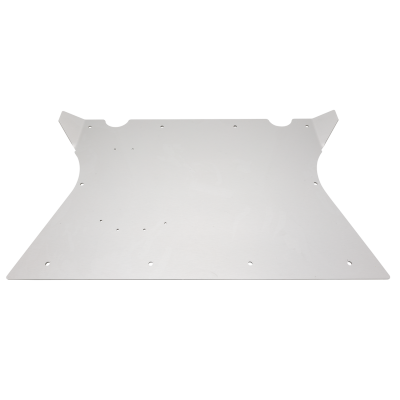 Trittblech Mitte Hinterteil Twinstructor eloxiert