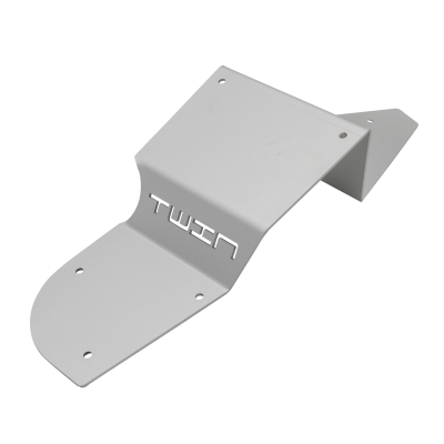 Trittblech-Beinauflage/ Spurstangenschutz  Twin rechts 3mm eloxiert