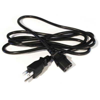 Netzkabel SVT 3xAWG 18, Ulu. CS, schwarz L=2m (USA) für Ladegerät Filon Futur S