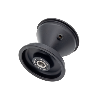 Black front rim f. stub axle20/17mm with bearing