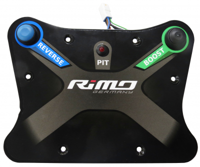 Carrier plate for Steering wheel RiMO F1 v2016 compl. with 2 Button (boost/reverse)