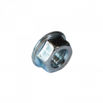 Collar nut M8 locking gears galv. DIN 6923